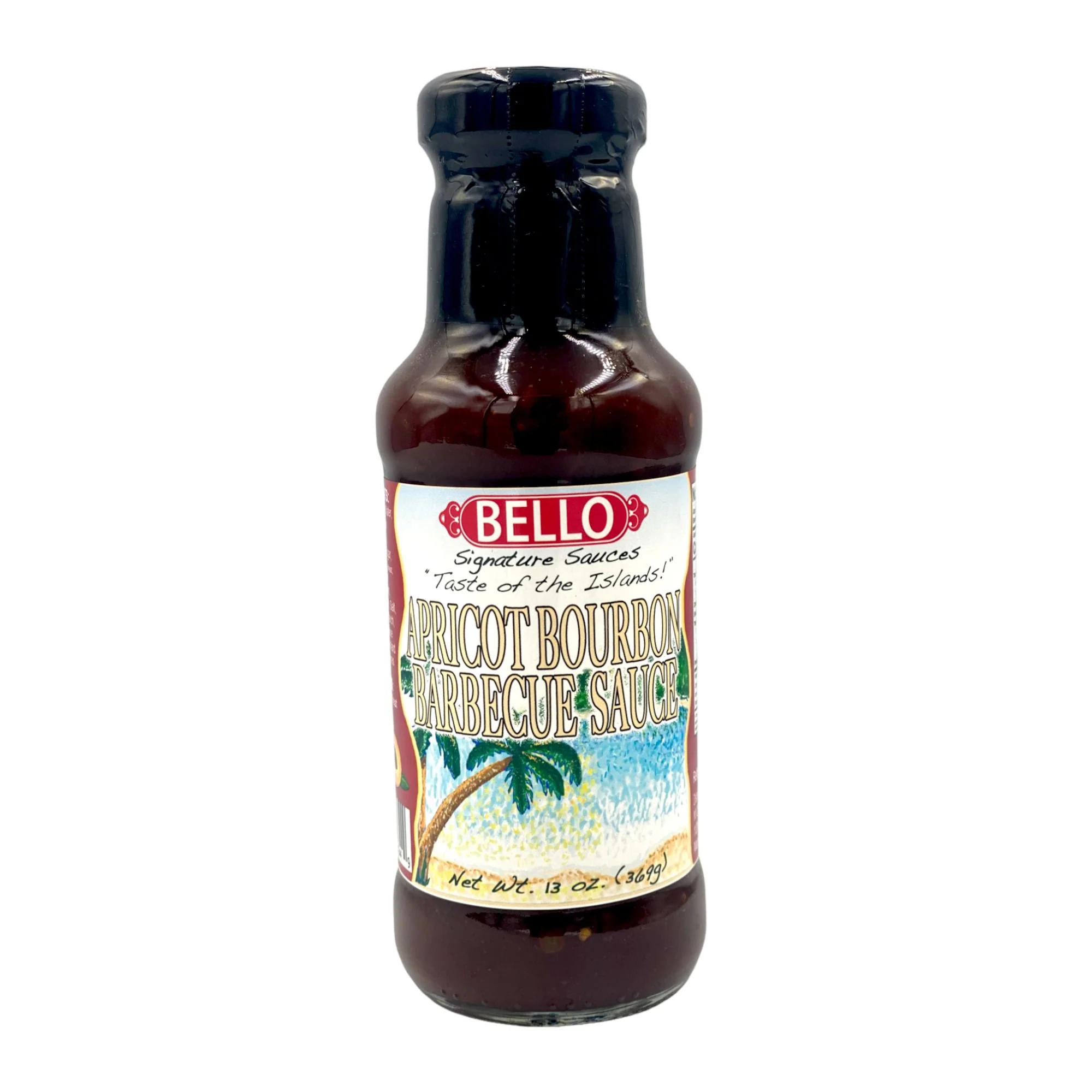 Bello Apricot Bourbon Barbecue Sauce 13 Oz.