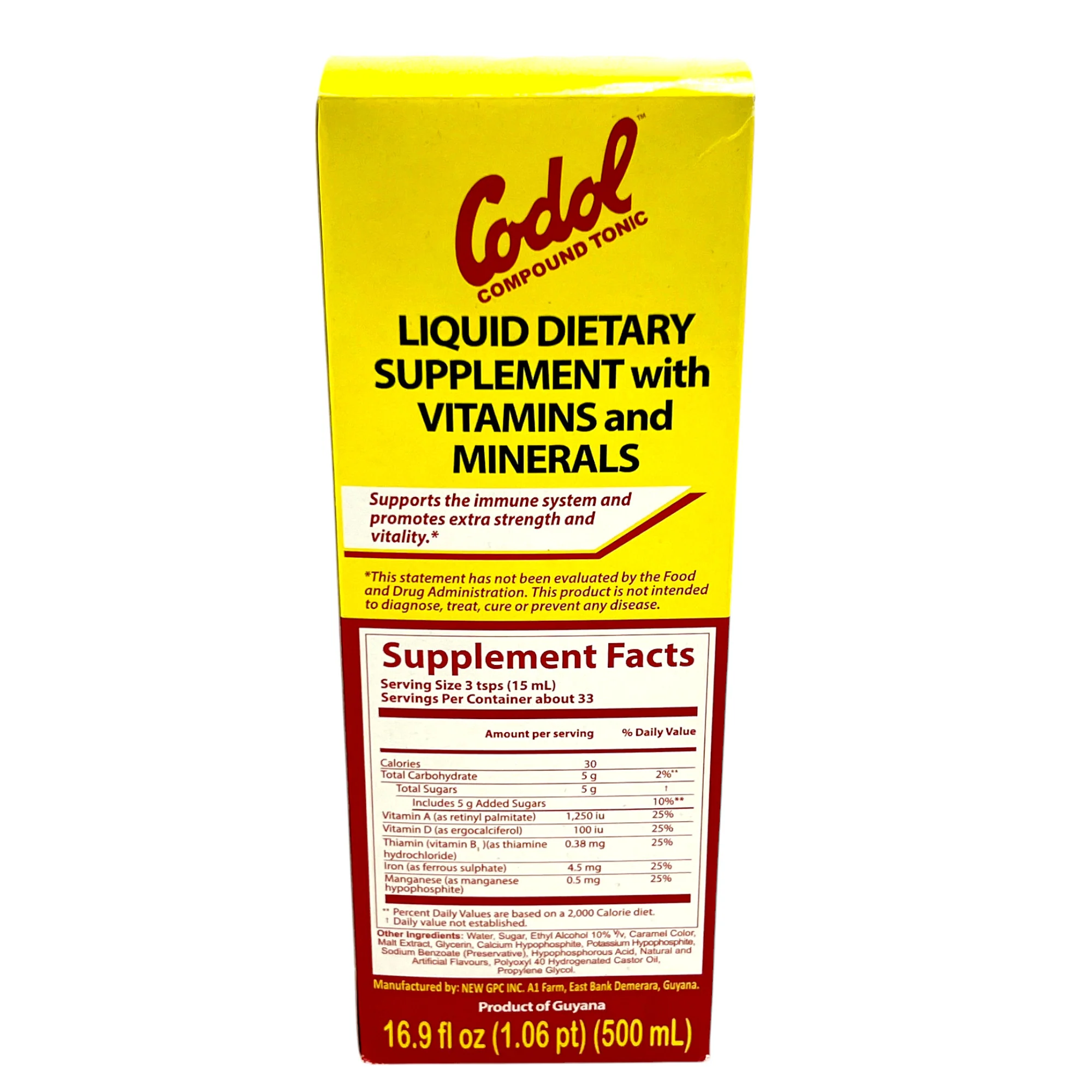 Codol Tonic 500 Ml