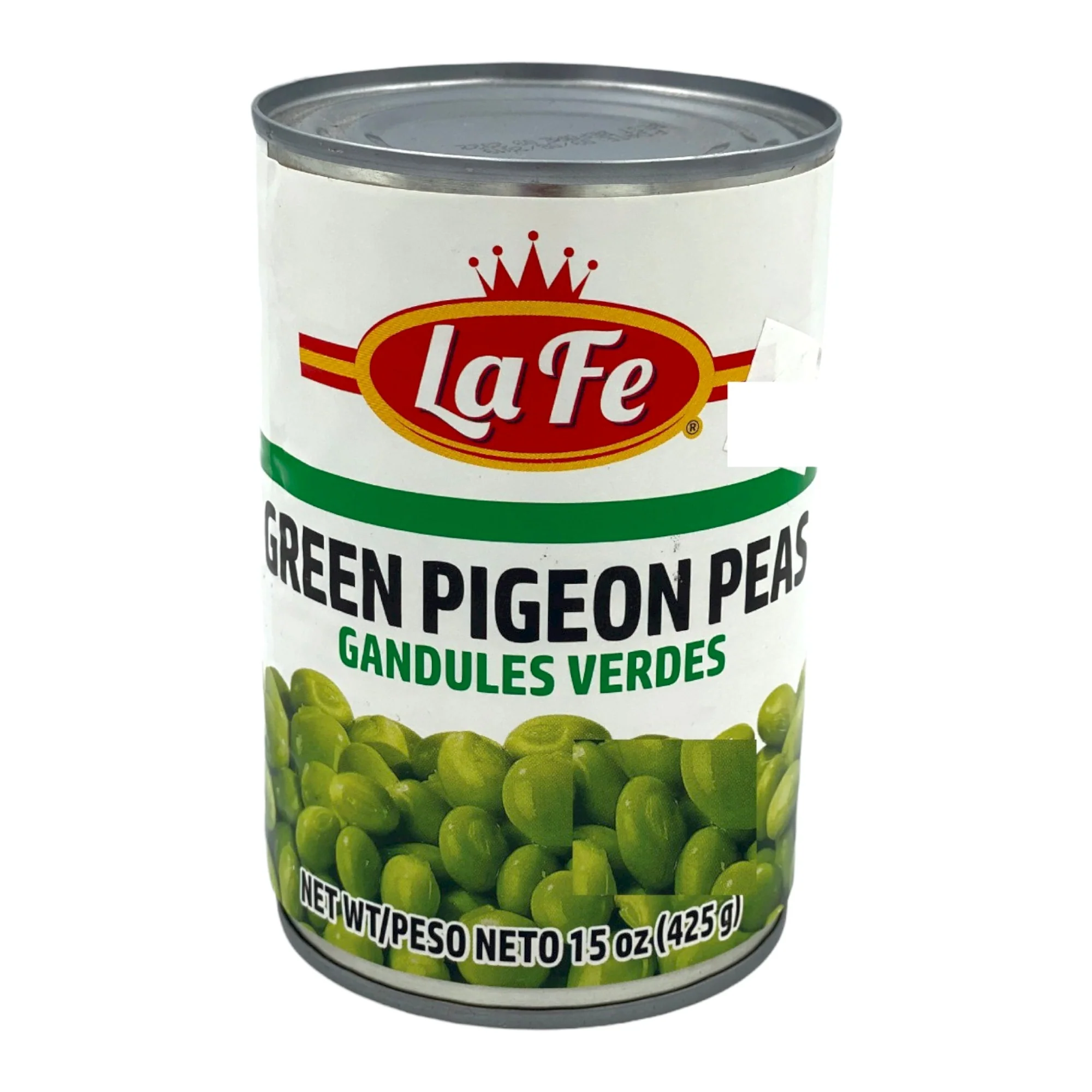 La Fe Green Pigeon Peas 15 Oz