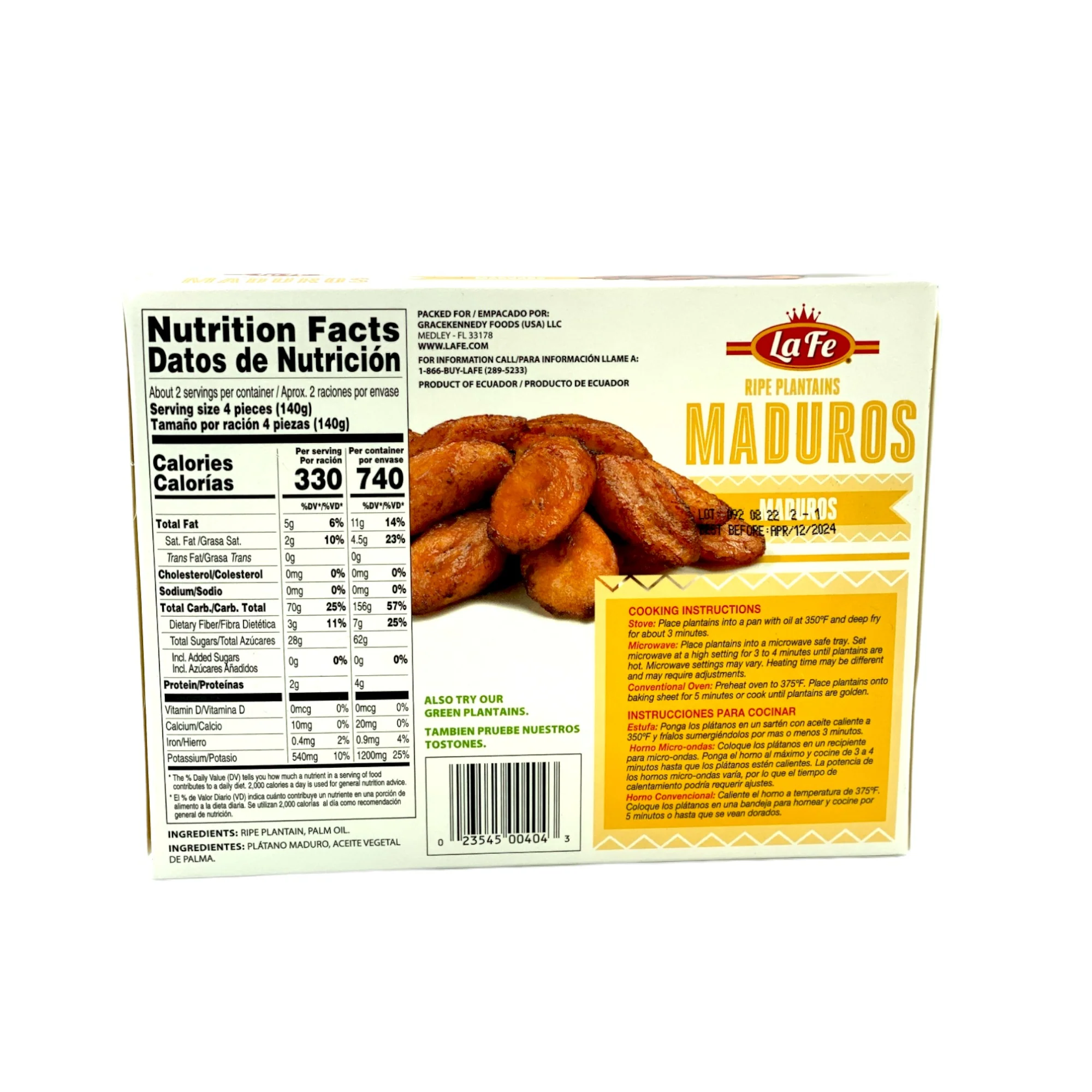 La Fe Ripe Plantains 11 Oz. - Image 2