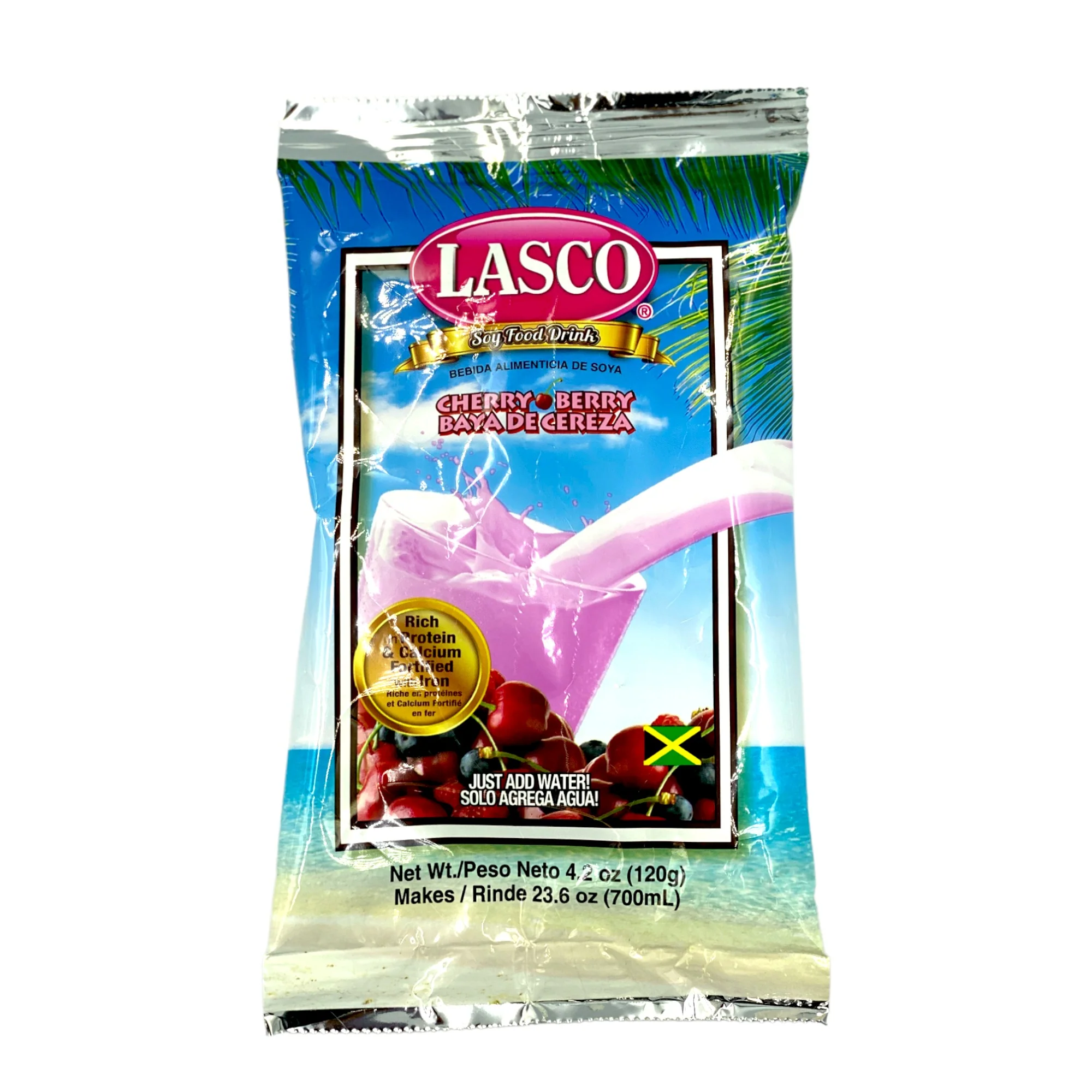 Lasco Cherry Berry Food Drink Mix 4.2 Oz (120 G).