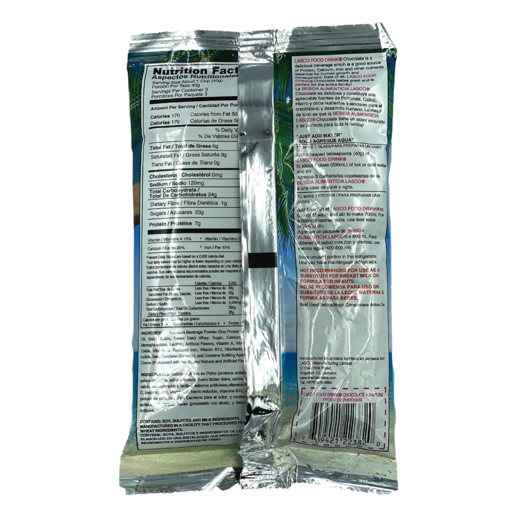 Lasco Chocolate Food Drink Mix 4.2 Oz (120 G) - Image 2