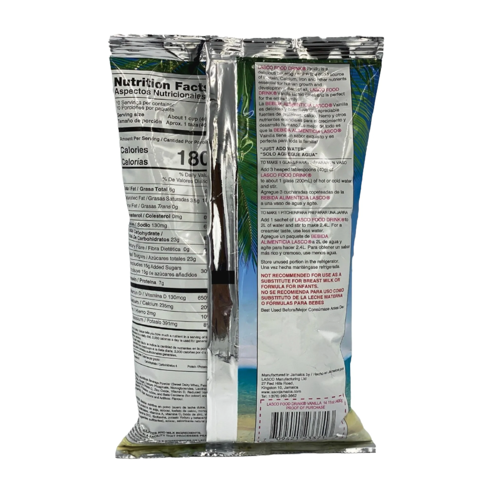 Lasco Food Drink Vanilla 4.2 Oz (120 G) - Image 2