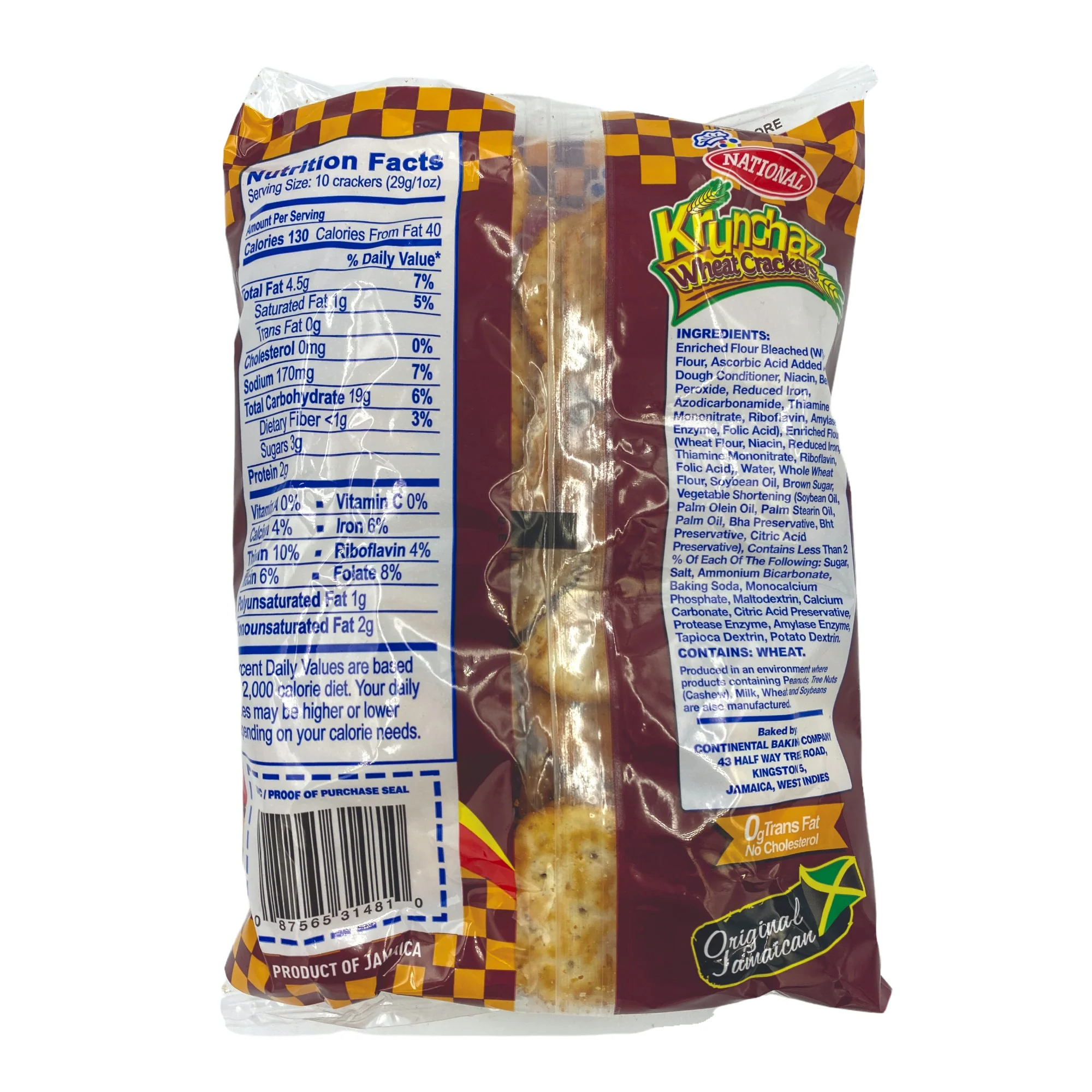 National Krunchaz Wheat Crackers 112 G - Image 2