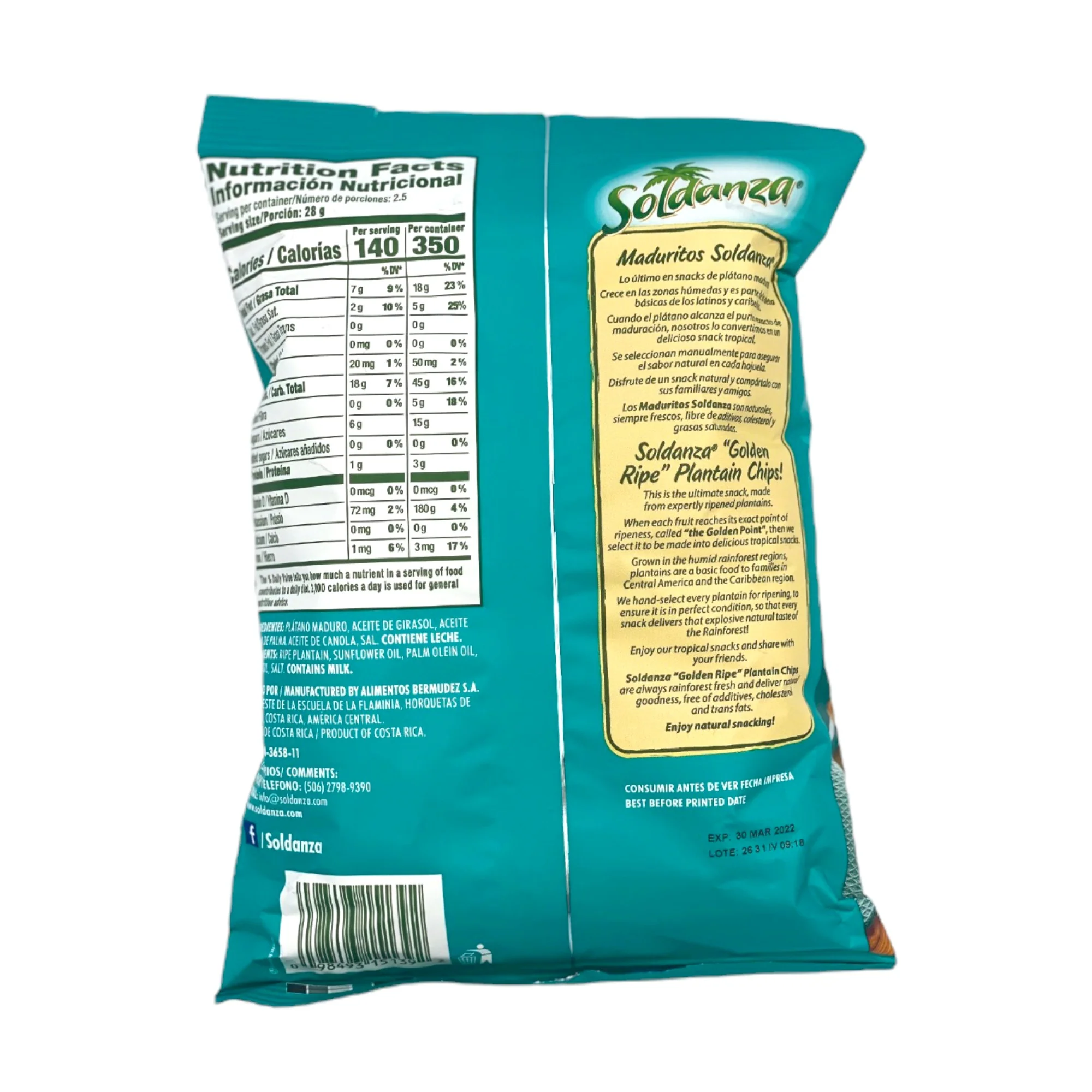 Soldanza Ripe Plantain 2.5 Oz - Image 2