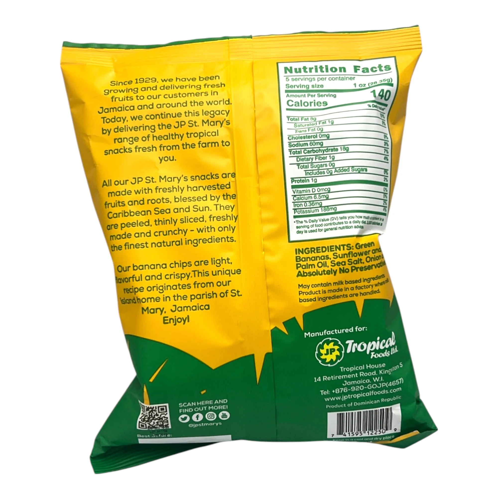 St Mary's Banana Chips 142 G - Image 2