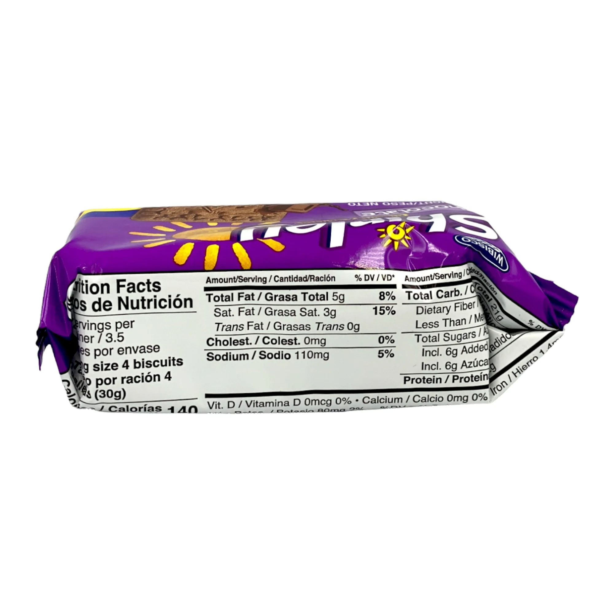 Wibisco Shirley Chocolate Biscuits 4 Oz - Image 2